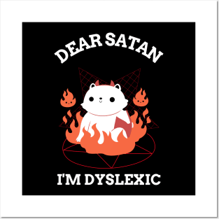 Daer Santa, I haev Dyslexia Posters and Art